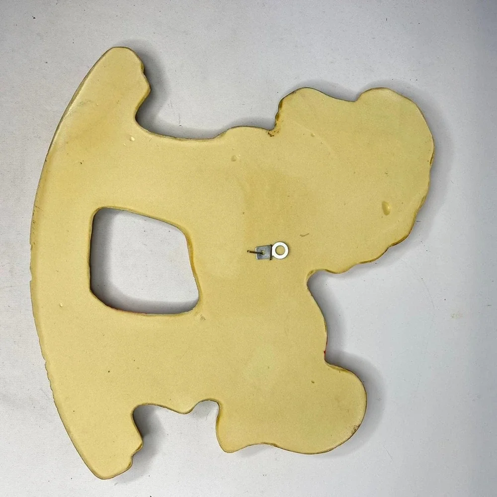 Vintage Patchwork 3D Raised Art Rocking Horse Foam Craft Wall Decor - Picture 2 of 5